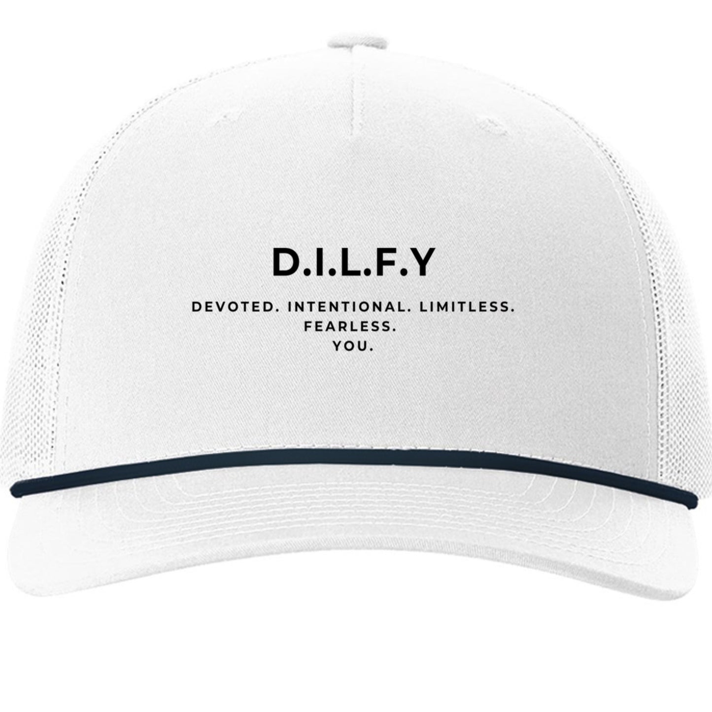 White/ Navy - FRONT