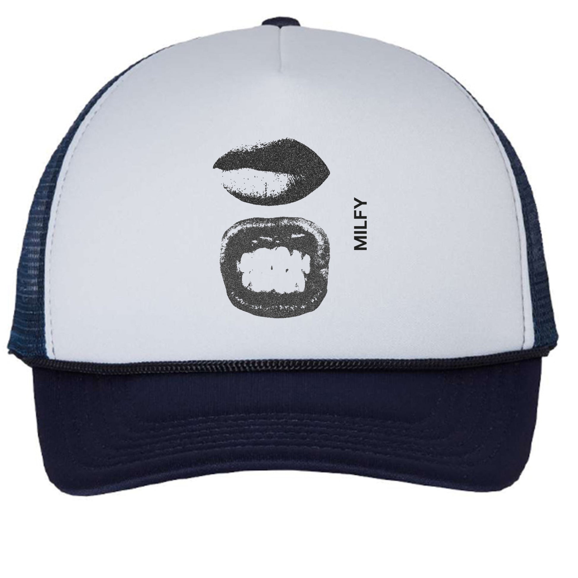 White/ Navy - FRONT